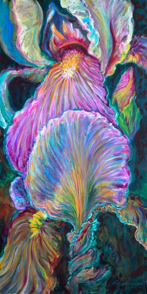 Iris Continuum Painting