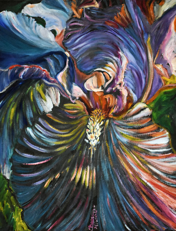 Flutter by Moon Beam Iris Painting