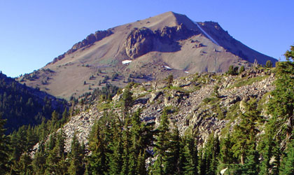 Mt. Lassen and Lupines